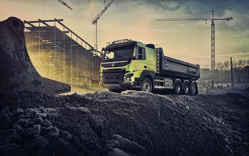 볼보 Fmx 540, , r, 2019 트럭, 건설 차량 - 볼보트럭 2019 HD 월페이퍼