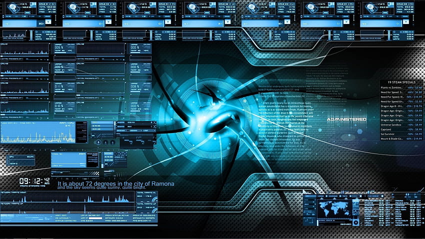 Terminal Interface_ 1,920×1,080 Pixels. Technology , Technology Background, Futuristic, Embedded Systems HD wallpaper