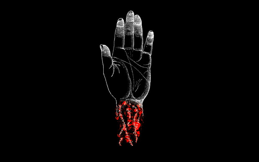 Musique Black Hardcore Punk Hardcore Metalcore Cover Art Album Covers Hands Veins Red - Résolution: Fond d'écran HD
