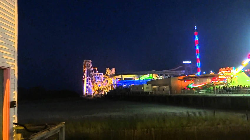 Wildwood Boardwalk at night (Full ) HD wallpaper | Pxfuel