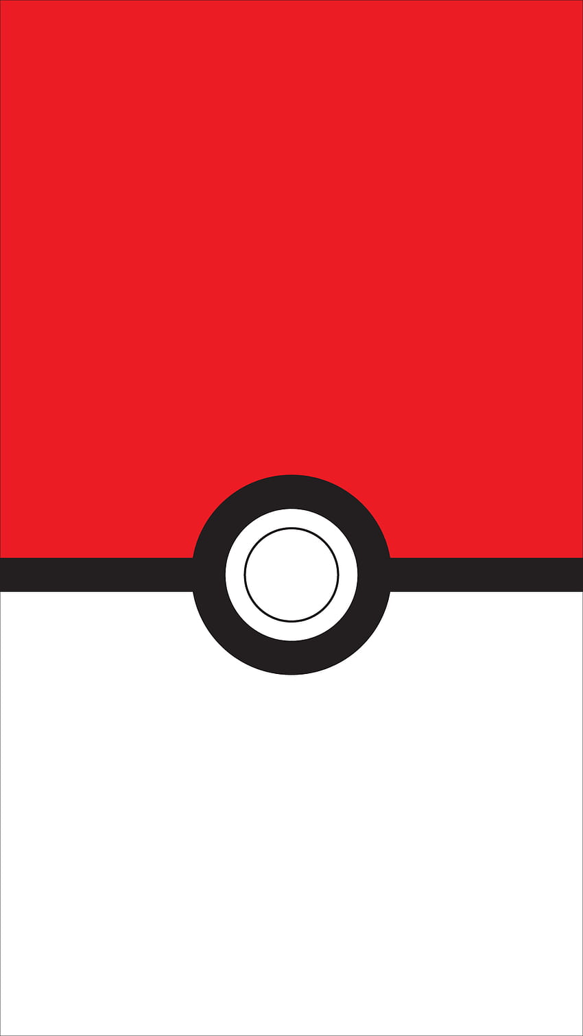 pokeball pokemon pokeball nintendo minimalistisch HD-Handy-Hintergrundbild