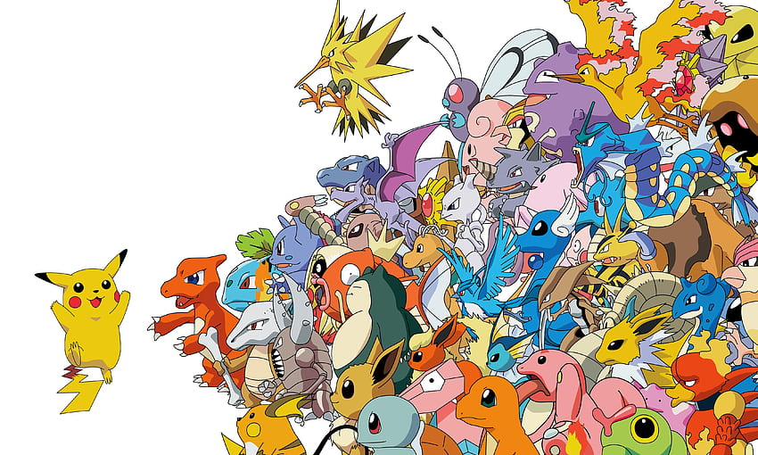 All Pokemon (30 + Background ), Every Pokémon HD wallpaper