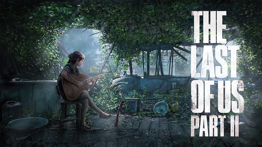 Ellie, Gitar, Sonumuz Bölüm 2, Sonumuz Bölüm II, TLOU, TLOU2, Video Oyunu . Mocah, Joel Ellie HD duvar kağıdı