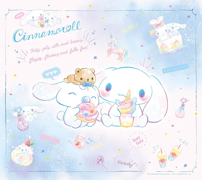 Cinnamoroll . Cute cartoon , Sanrio , Cute kawaii drawings HD wallpaper