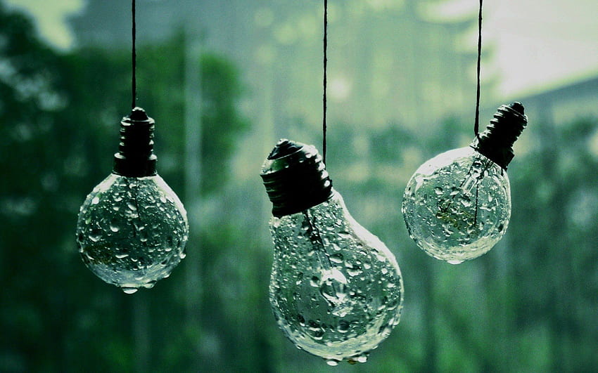 Light Bulb and Background HD wallpaper