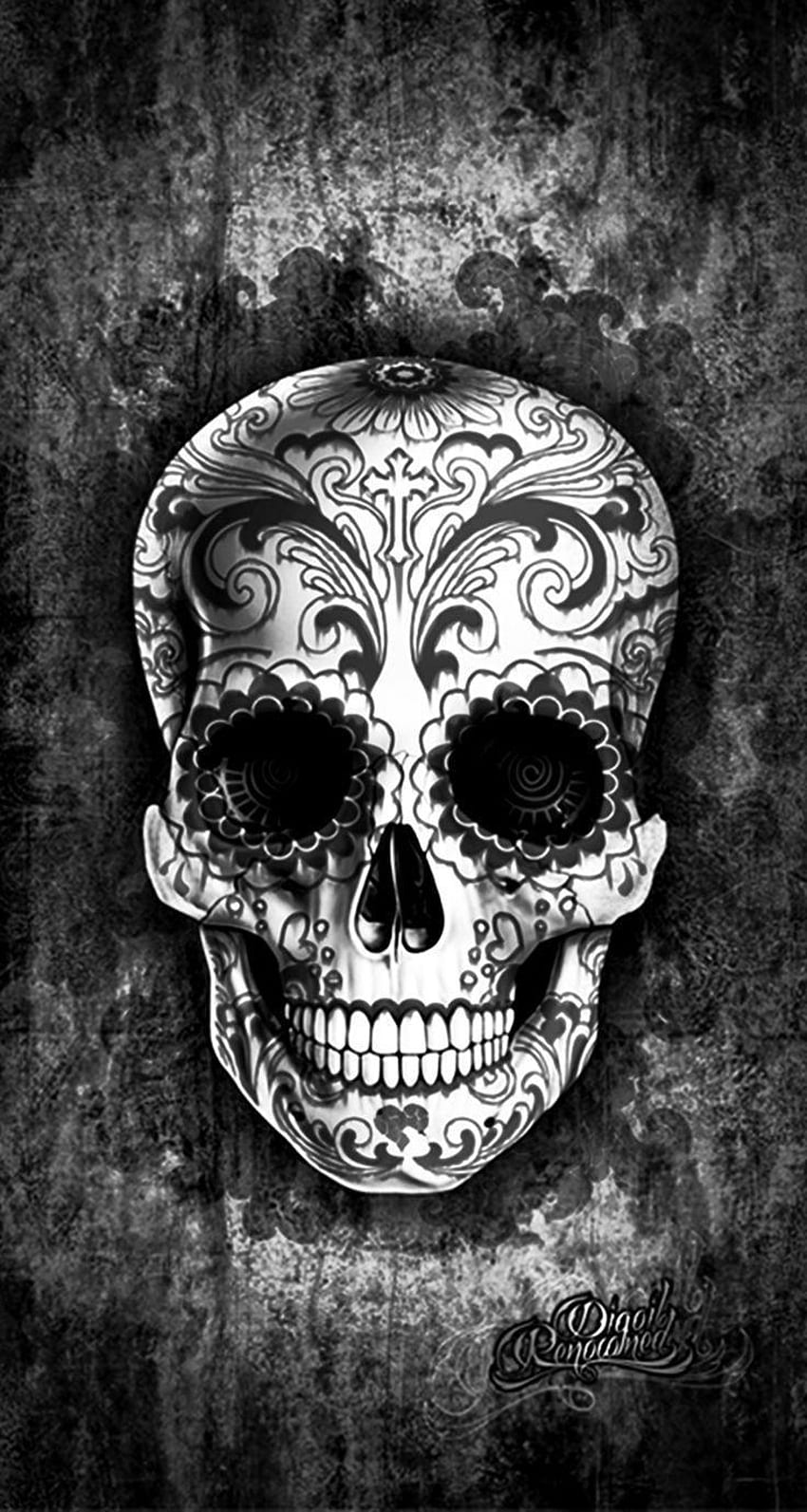 Mexican Skull, Sugar Skull HD phone wallpaper