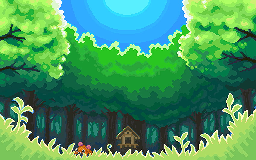 Background Pokemon Pixel Art, Anime Pixel Art HD wallpaper