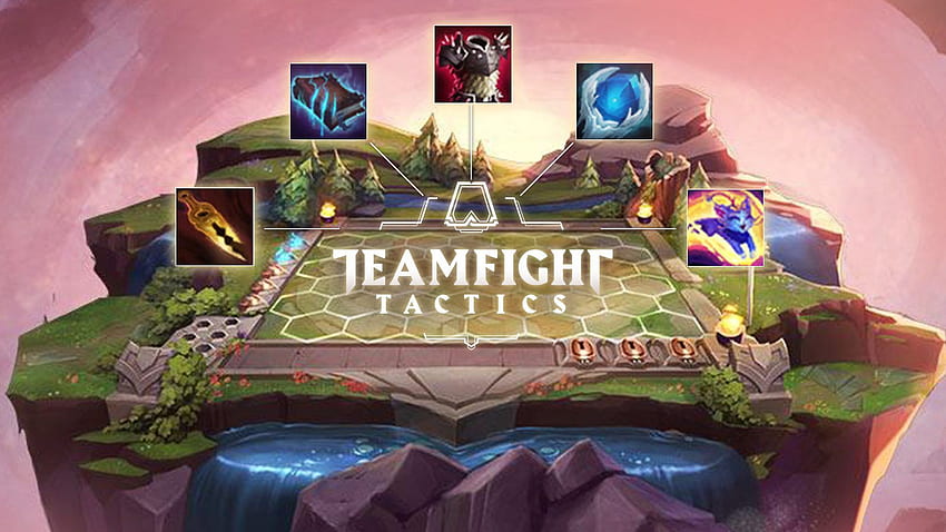 Spickzettel für Teamfight Tactics-Gegenstände: Kombinationen, Effekte HD-Hintergrundbild