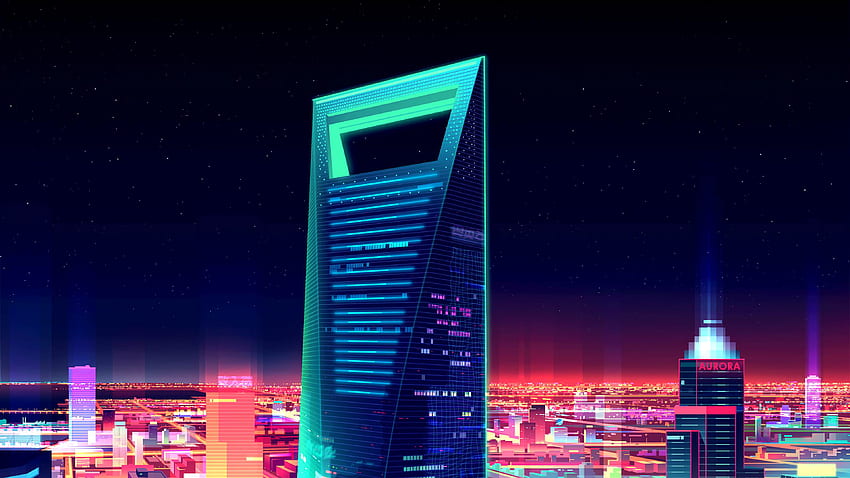 Şanghay Dünya Finans Merkezi Gökdelen Binalar Cityscape Minimalist Minimalizm, Minimalist Finans HD duvar kağıdı