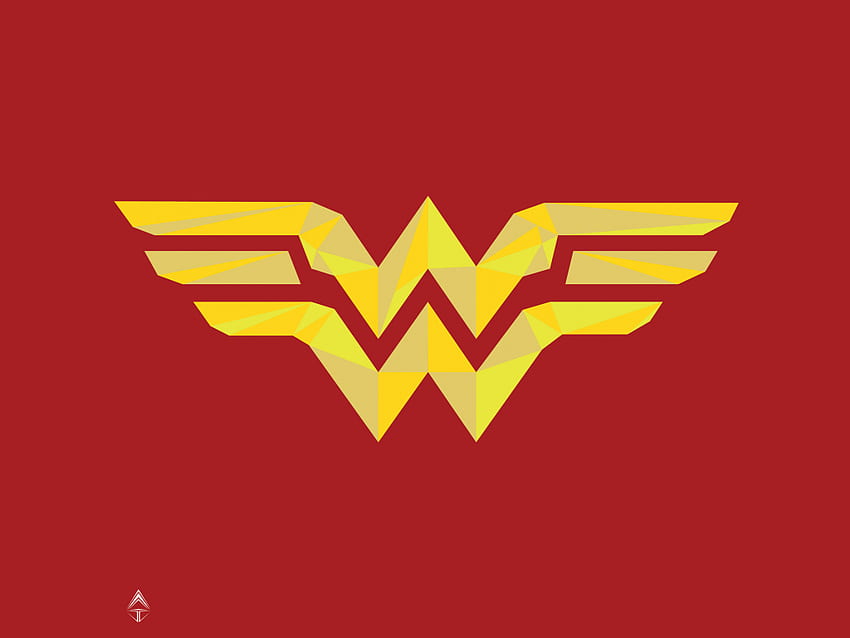 wonder woman, logo, artwork, , , background, c54c2f, Wonder Woman Emblem HD wallpaper