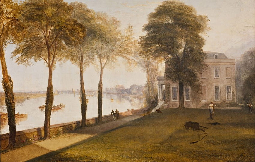 painting, painting, Early Summer Morning, Mortlake Terrace, Joseph Mallord William Turner for , section живопись HD wallpaper