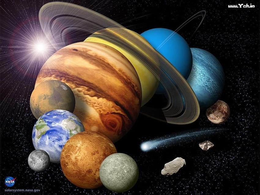 Moving Solar System HD wallpaper