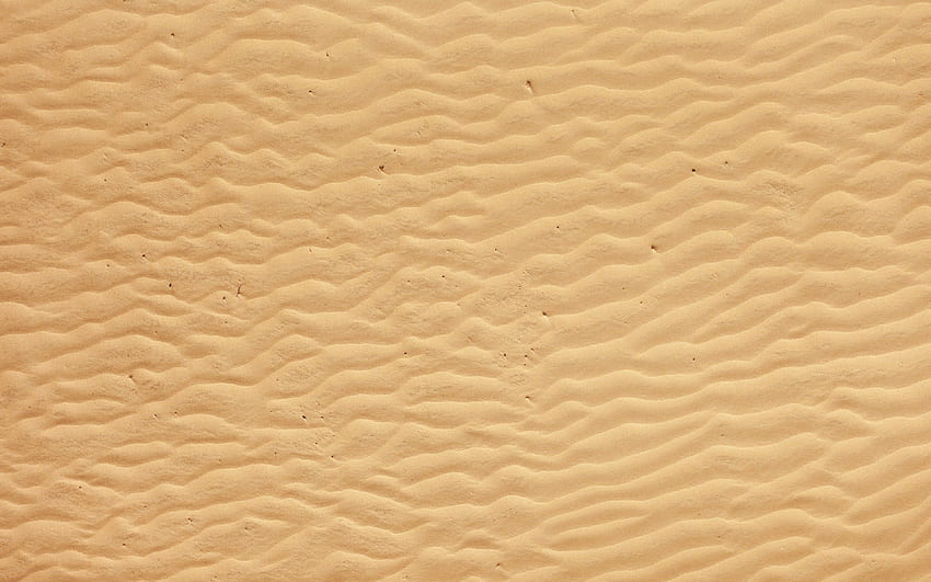 tekstur bergelombang pasir, makro, latar belakang bergelombang pasir, tekstur 3D, latar belakang pasir, tekstur pasir, pasir kuning, latar belakang dengan pasir Wallpaper HD