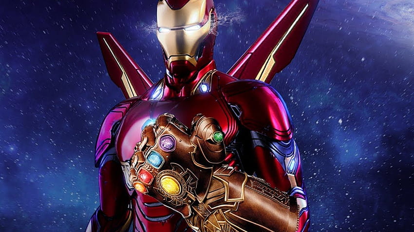 Iron Man Collects ALL Infinity Stones And DIES Doing Snap, Iron Man With Infinity Stone HD wallpaper