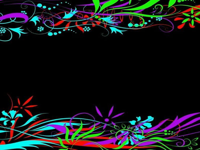 Bunga 1 jpg, warna, bunga, neon, funky Wallpaper HD