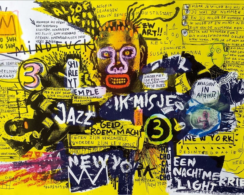 Pix para coroa Jean Michel Basquiat papel de parede HD