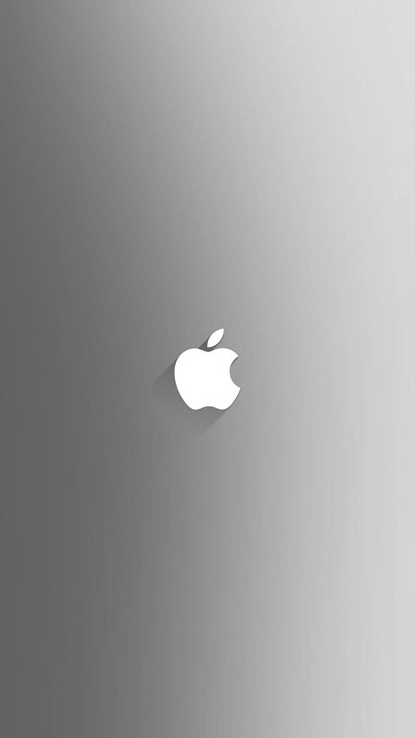 Grauer 3D-Apfel. Apple, Apple iPhone, Bestes iPhone HD-Handy-Hintergrundbild