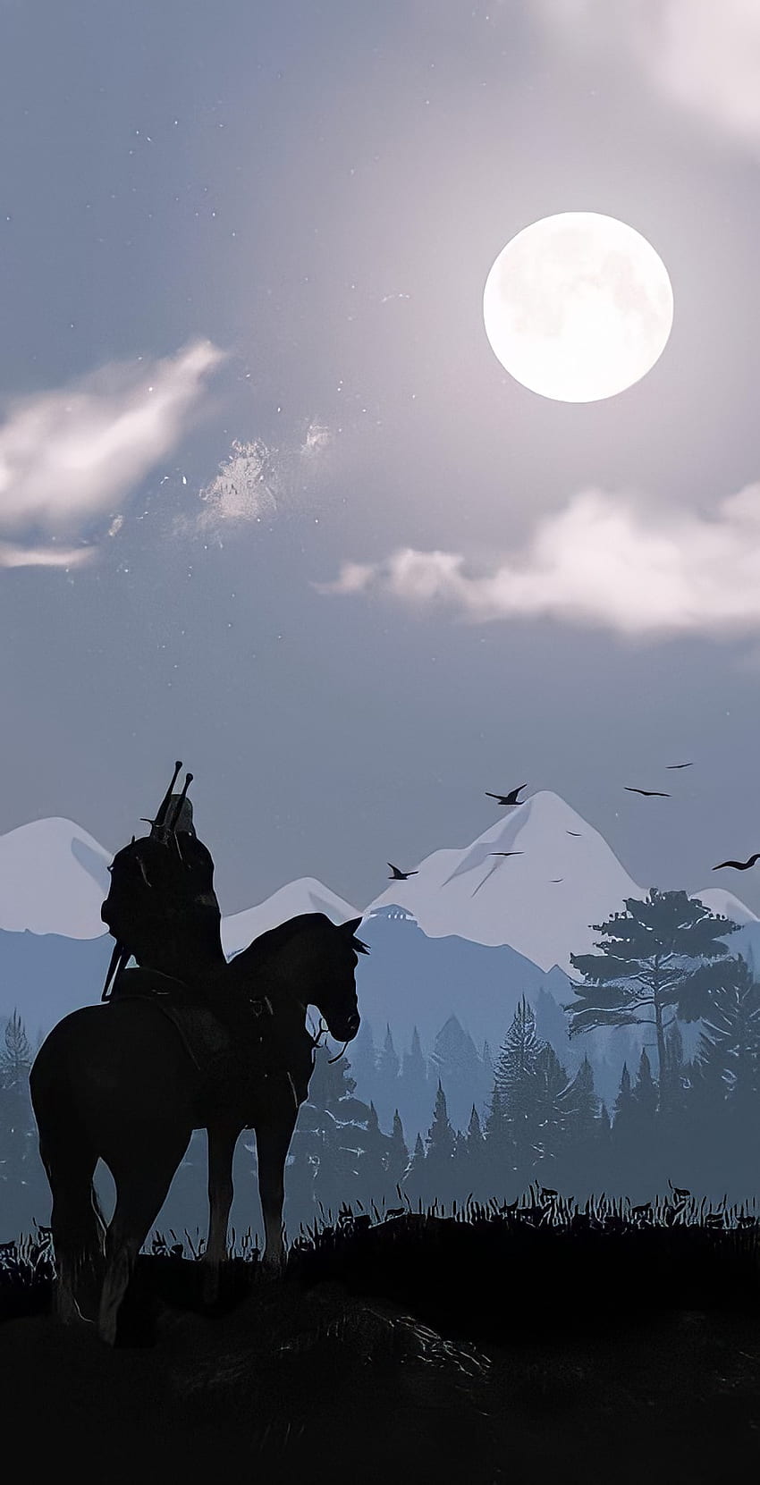 Der Hexer, Geralt HD-Handy-Hintergrundbild
