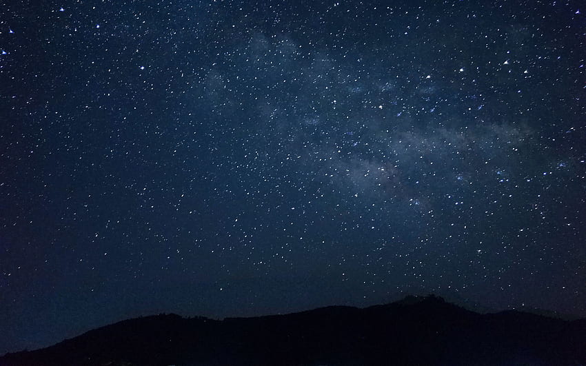 starry sky, night, space, stars HD wallpaper