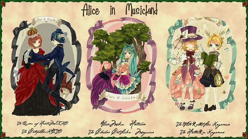 Alice im Wunderland-Computer, Hintergrund HD-Hintergrundbild