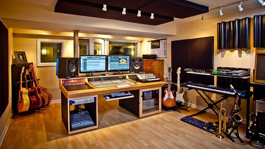 Studio musicale, studio domestico Sfondo HD
