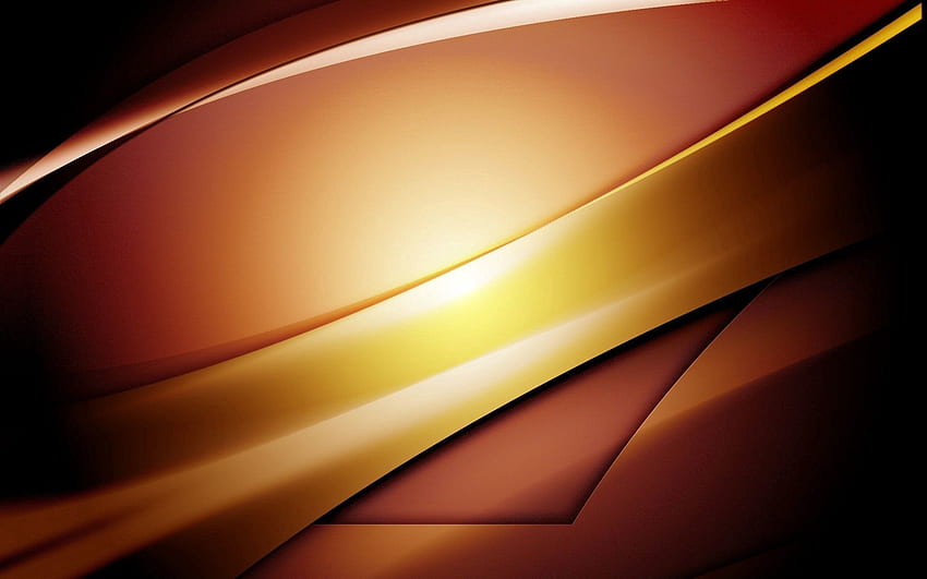 Abstract, Shine, Light, Lines, Brown, Form HD wallpaper