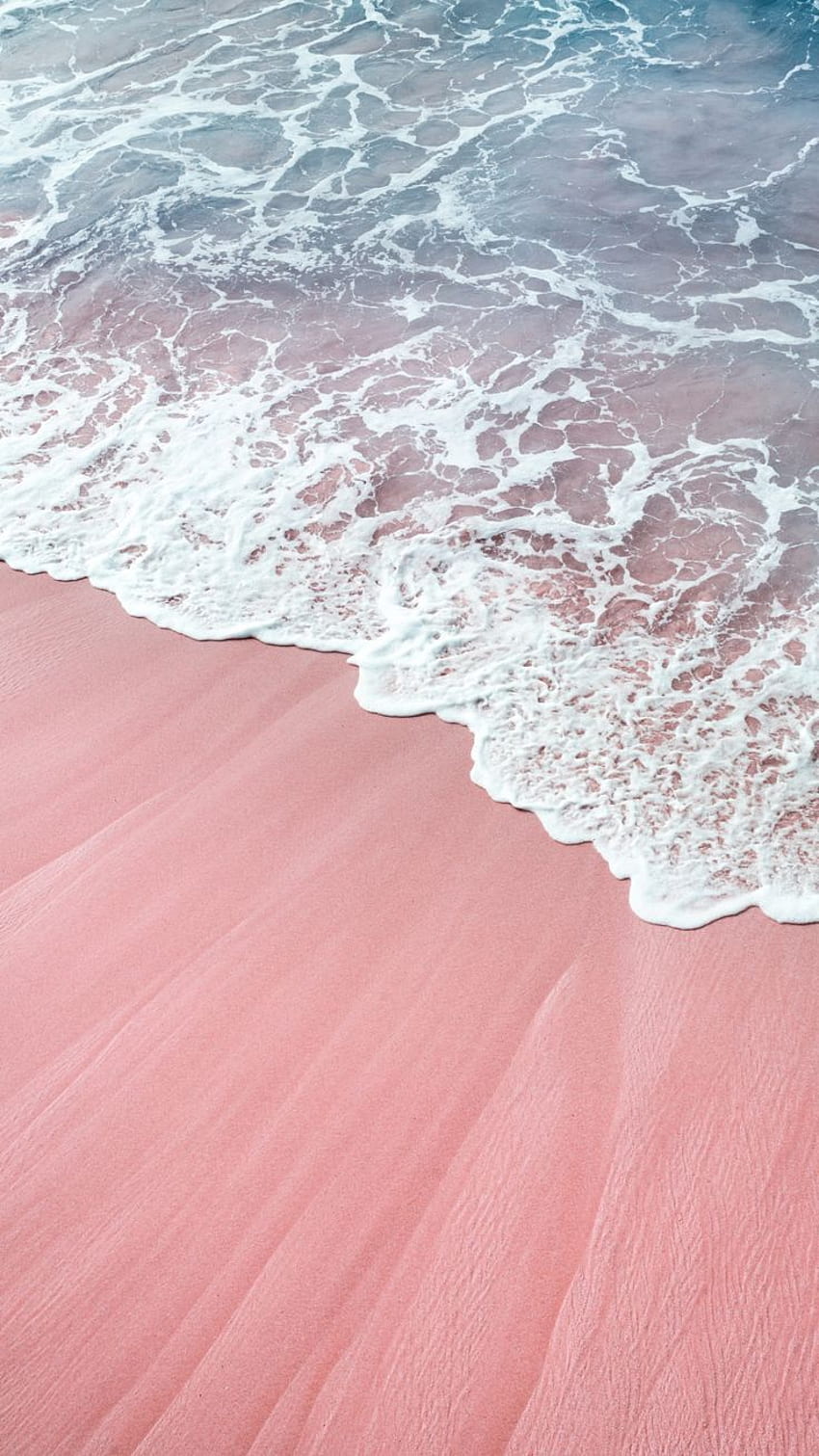 Lock Screen, Pink Sand Beach HD phone wallpaper