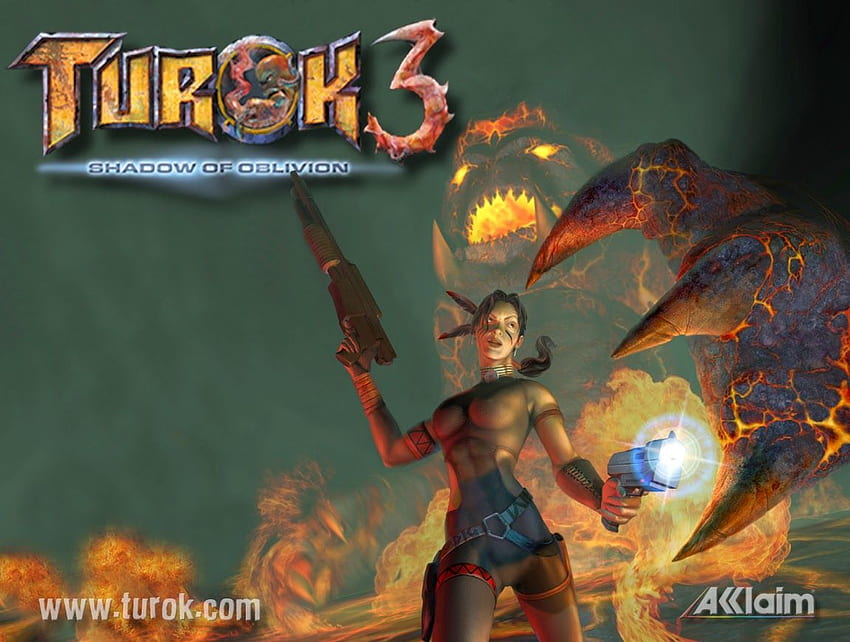 Arte promocional de Turok 3: Shadow of Oblivion (2000) fondo de pantalla