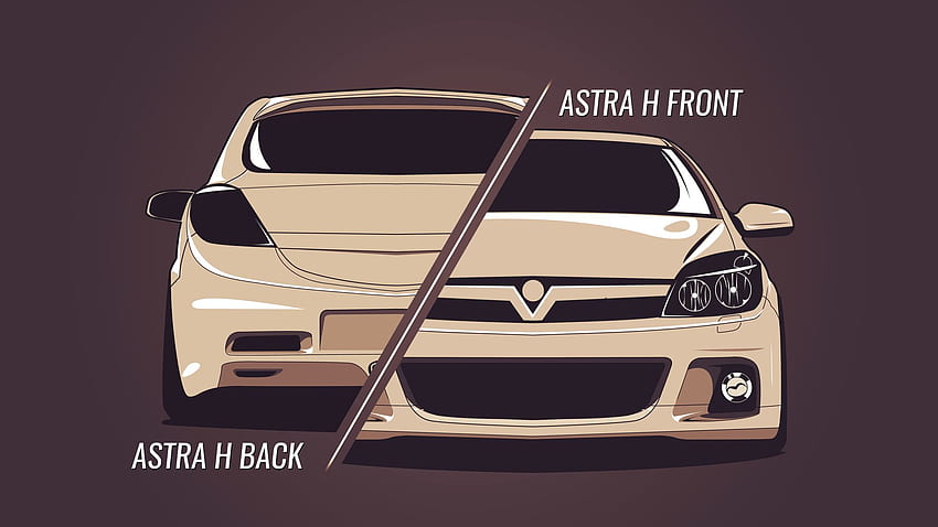 ArtStation - Opel Astra H - Front & Back, Karol Odrobiński HD wallpaper