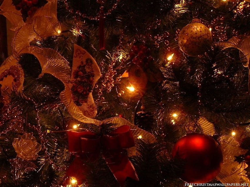 Dark Christmas Ornaments Home Interior HD wallpaper