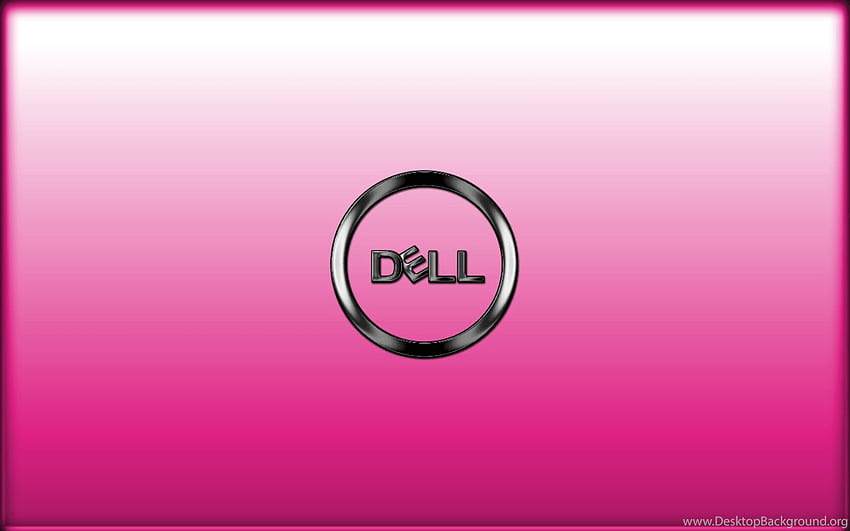 คอมพิวเตอร์ Dell คอมพิวเตอร์พื้นหลัง Dell สีชมพู วอลล์เปเปอร์ HD