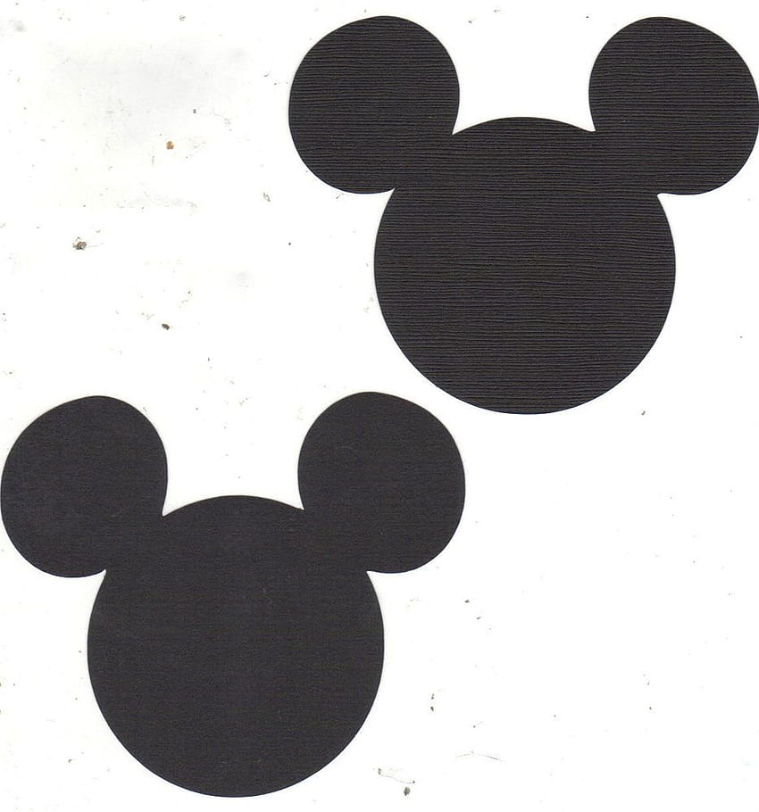 Mickey Mouse Head Silhouette HD phone wallpaper