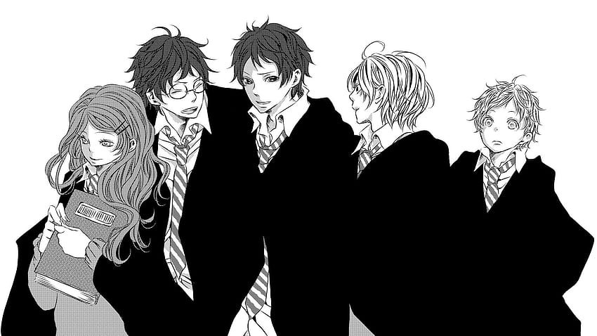 harry potter, lily evans, james potter, sirius black, Harry Potter Black and White HD wallpaper