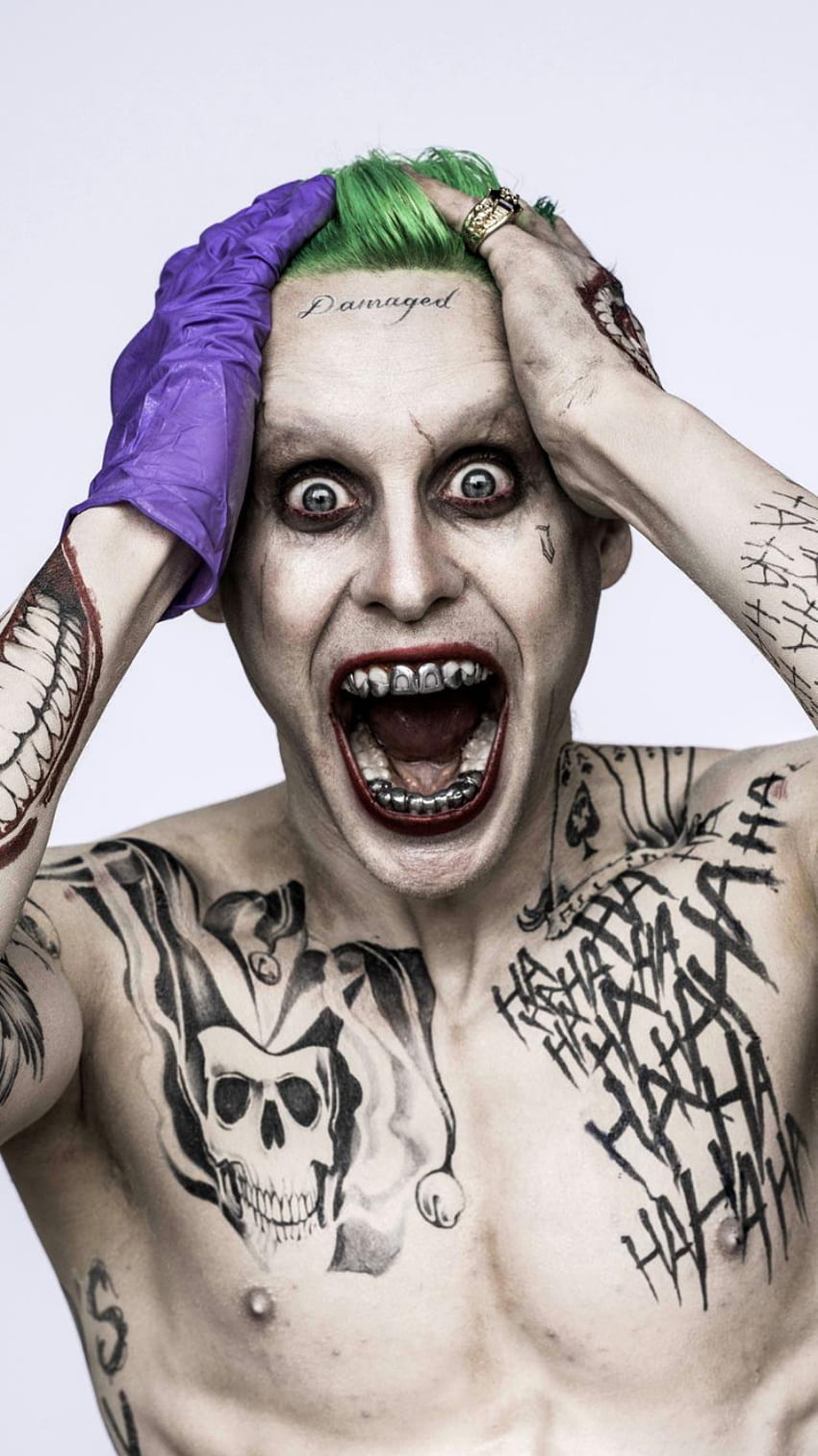 Jared Leto como o Coringa iPhone 6 - Joker Jared, Cool Joker Papel de parede de celular HD