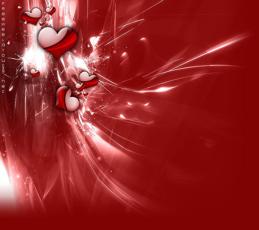 hearts 1 jpg, hearts, kool, funky, red HD wallpaper