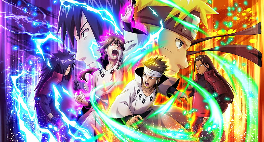 Maxiuchiha22 Version: Naruto X Boruto Ninja Voltage UPDATE Asura Hashirama Naruto - Indra Madara Sasuke HD-Hintergrundbild