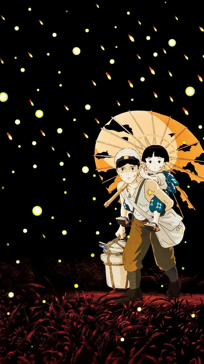 Grave of the Fireflies (1988) Telepon . Moviemania. Karya seni Ghibli, Anime, Makam kunang-kunang wallpaper ponsel HD
