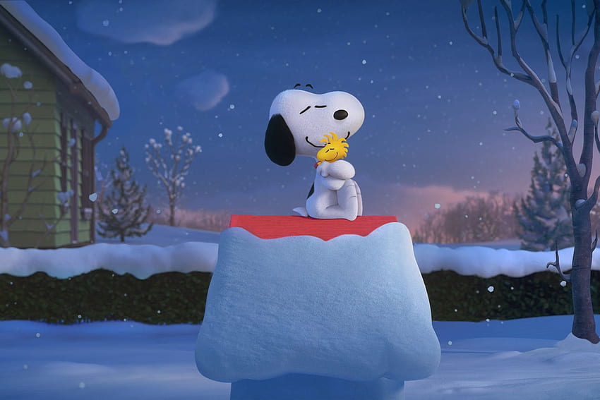 Snoopy, Charlie Brown Kış HD duvar kağıdı