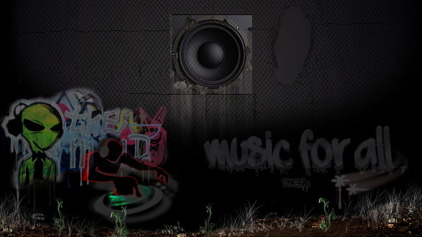 Grafiti - musik untuk semua, perkotaan, musik, grafiti, rap, rumah, dj, bawah tanah Wallpaper HD