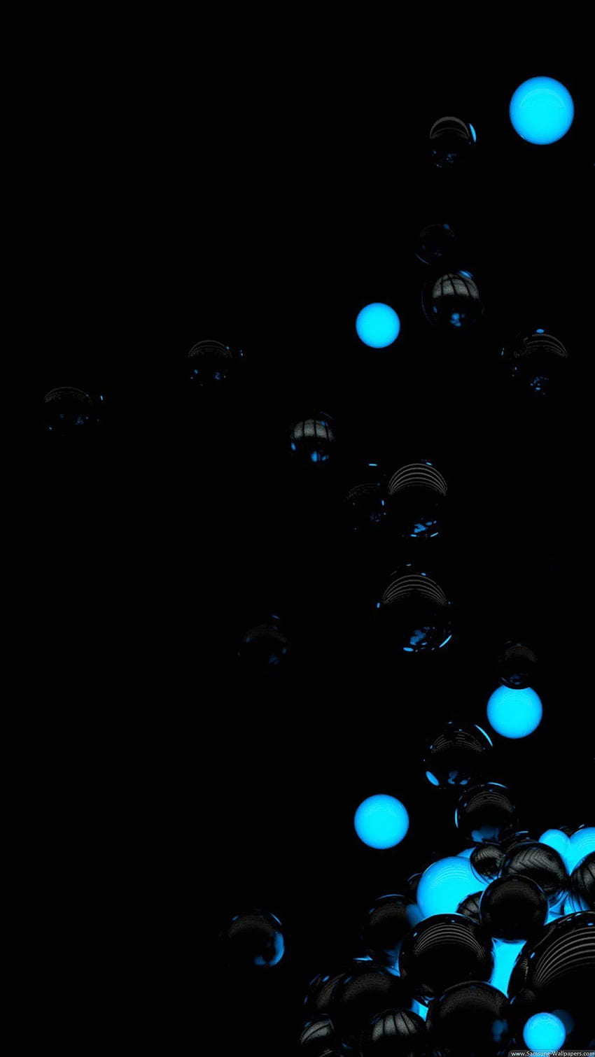 Black And Blue , Blue Circle Black HD phone wallpaper