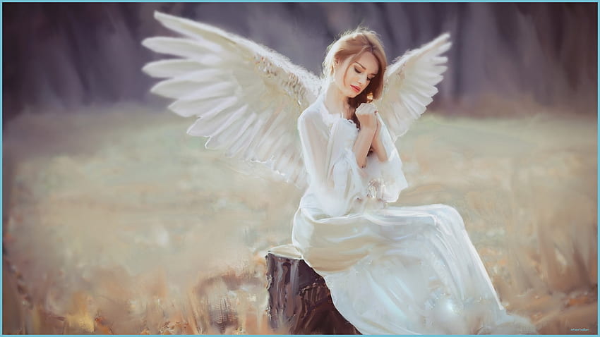 Как сладък ангел ще промени вашите бизнес стратегии. Сладък ангел, ангел мобилен HD тапет
