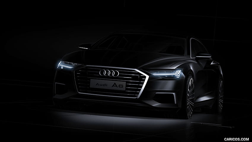 Audi A6 - Schizzo di progetto. Sfondo HD