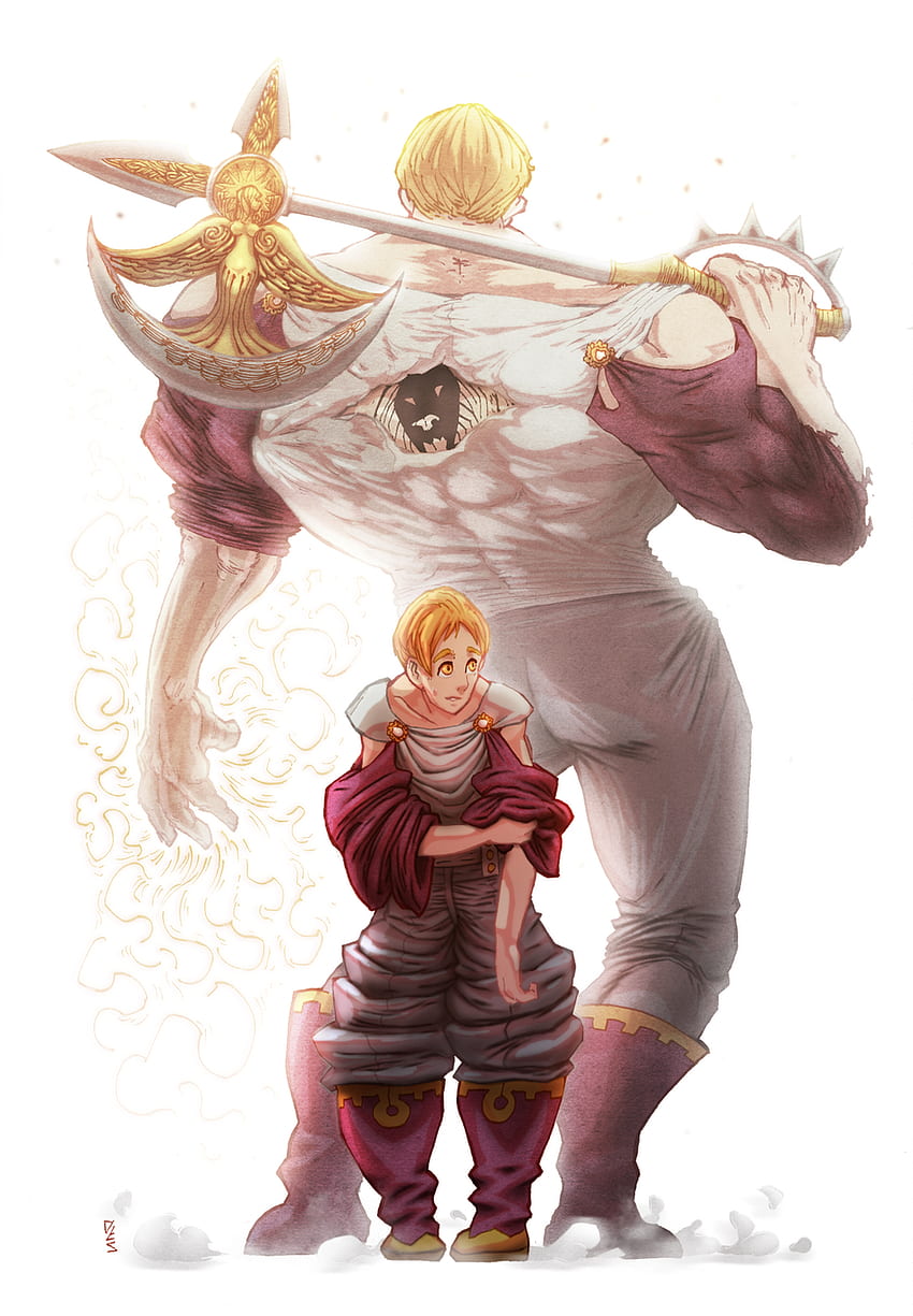 Escanor, anime, anime world, nanatsu no taizai, pecado do orgulho, HD phone  wallpaper