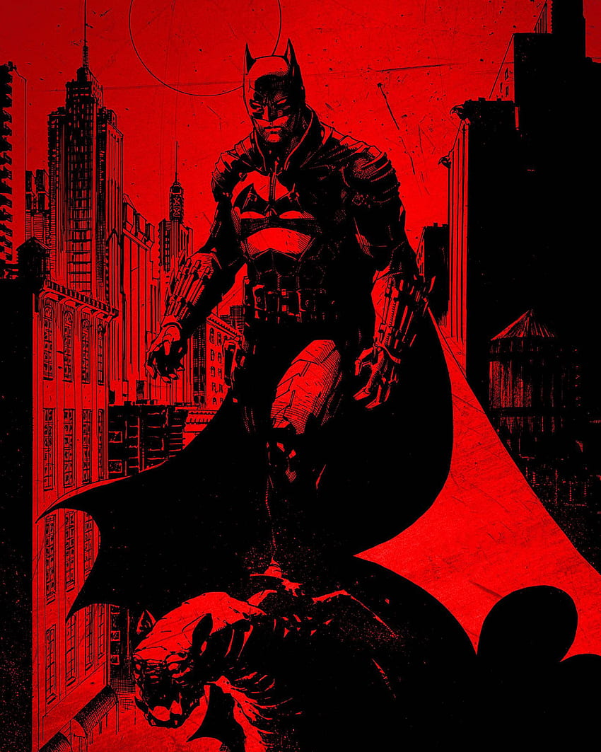L'affiche officielle de Batman, les films et l'arrière-plan Fond d'écran de téléphone HD