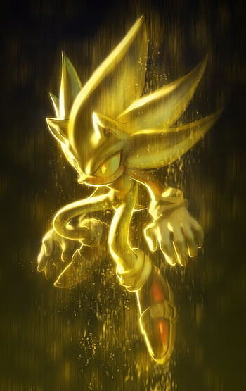 Img] - Super Sonic And Super Shadow, HD Png Download - 541x656