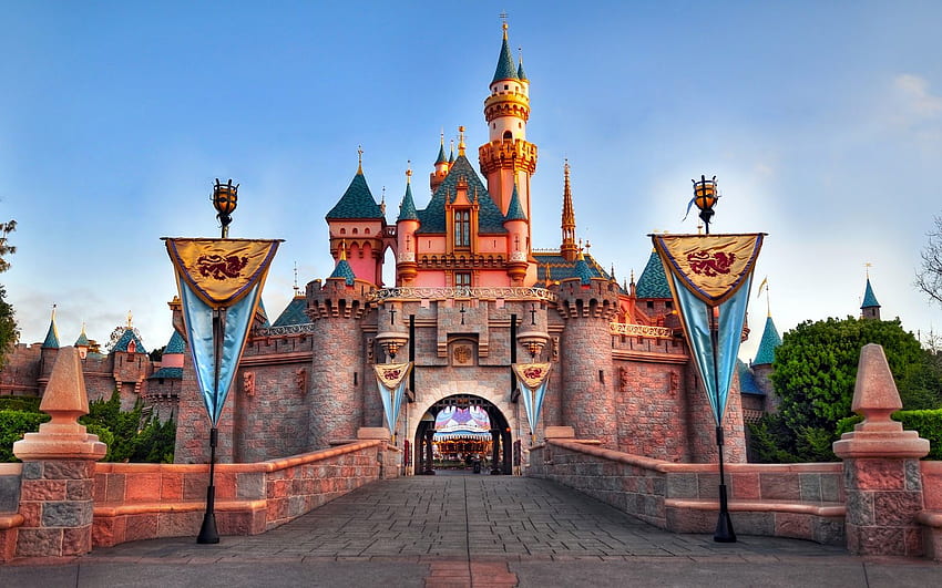 Wunderbares Disneyland Castle House aller Geschichten für, Disneyland California Castle HD-Hintergrundbild