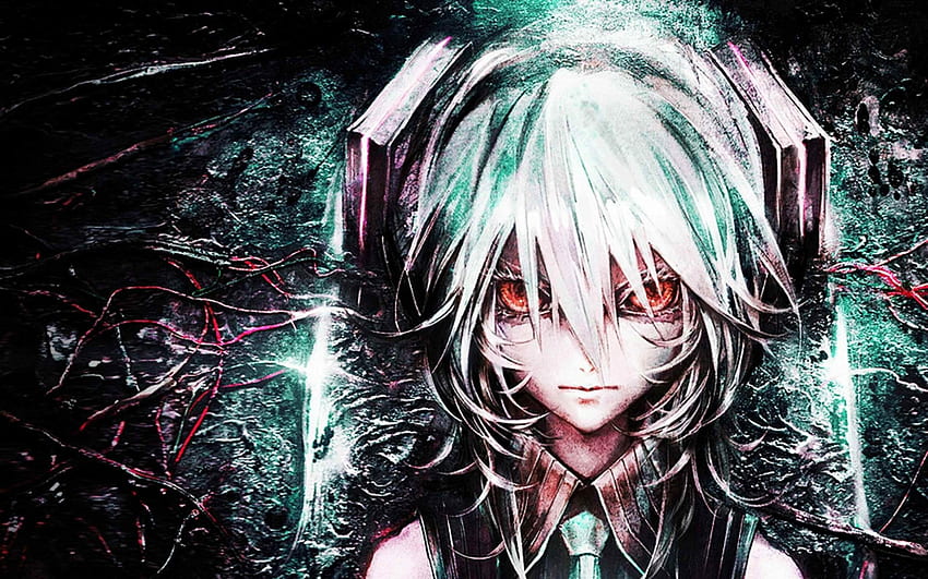 Cool, vocaloid, angry eyes, nice HD wallpaper
