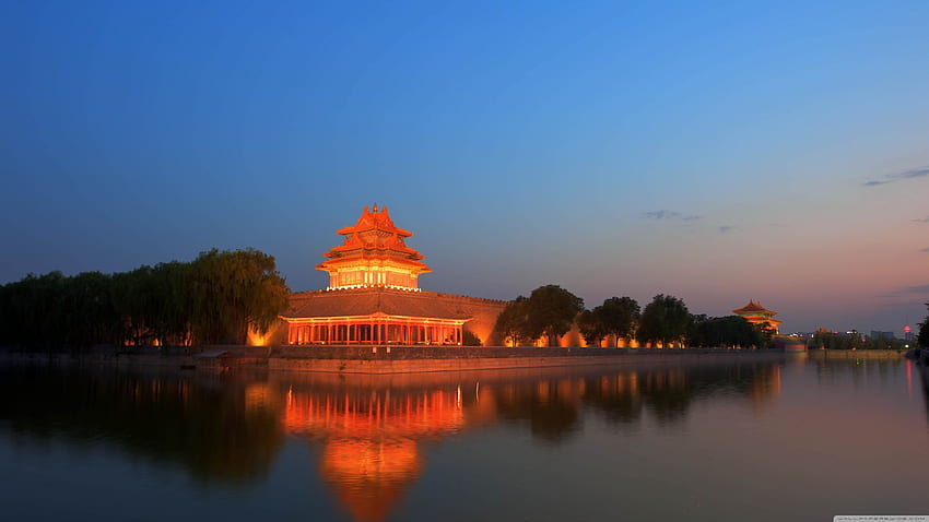 Temple, Beijing, China Ultra HD wallpaper