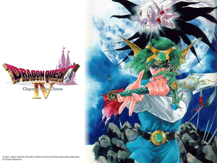 Dragon Quest IV DS Regno di Darknessnet, Guerriero Dragone Sfondo HD