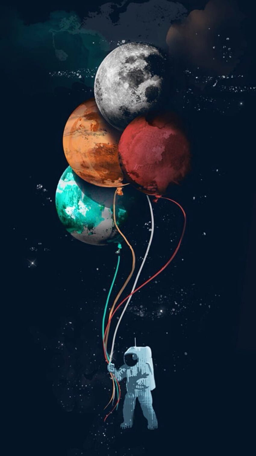 iPhone . Illustration, Objet astronomique, Planète, Terre mignonne Fond d'écran de téléphone HD